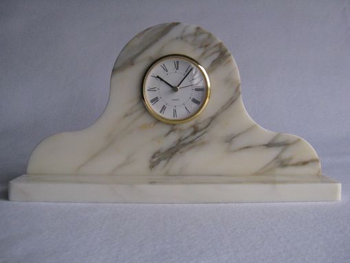 Custom Made Marble Mantle Clock