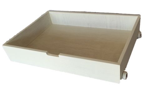 Custom Made Open Top Storage Drawer On Wheels