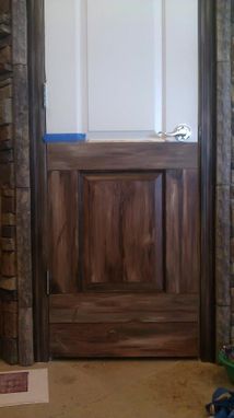 Custom Made Pantry Door Mural