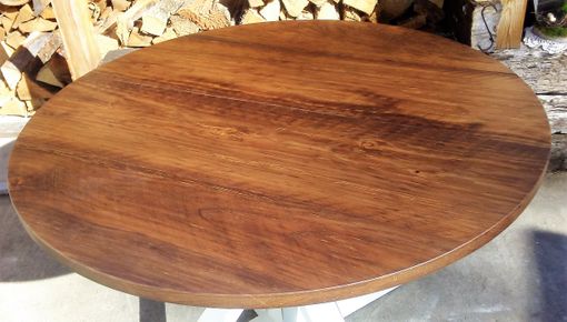 Custom Made Pedestal Table/ Modern Rustic Farm Table
