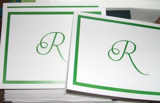 Custom Made 50 Custom Personalized Monogrammed Thank You Cards, Totally Customizable