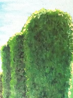 Custom Made Garden Path Oil Painting