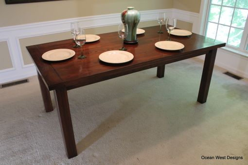 Custom Made "Charleston" Parsons Dining Table