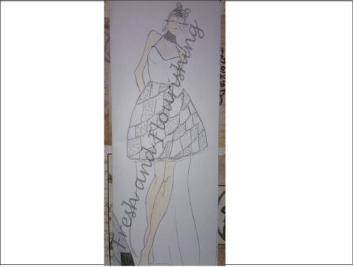 Custom Made Orignal Design Short Dress With Ballerina Skirt - The Madonna