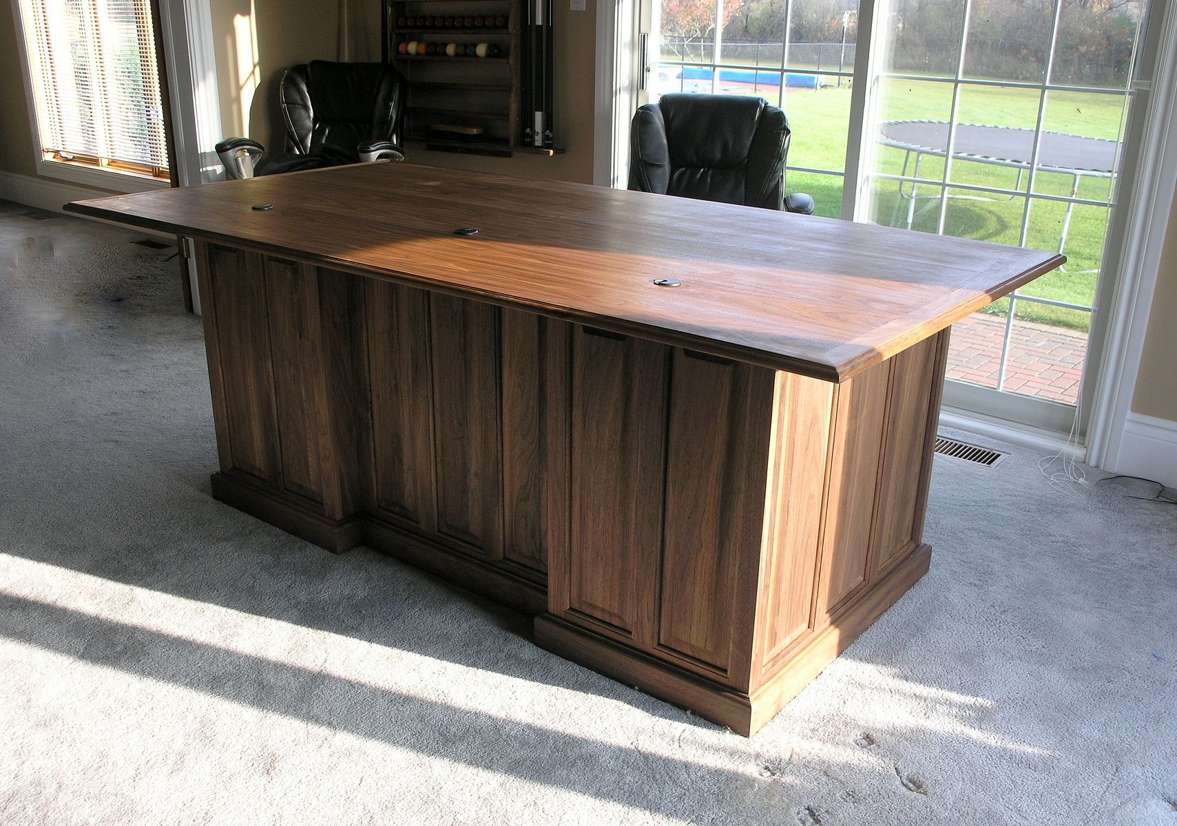 Custom Made Executive Desk In Walnut By James H Little