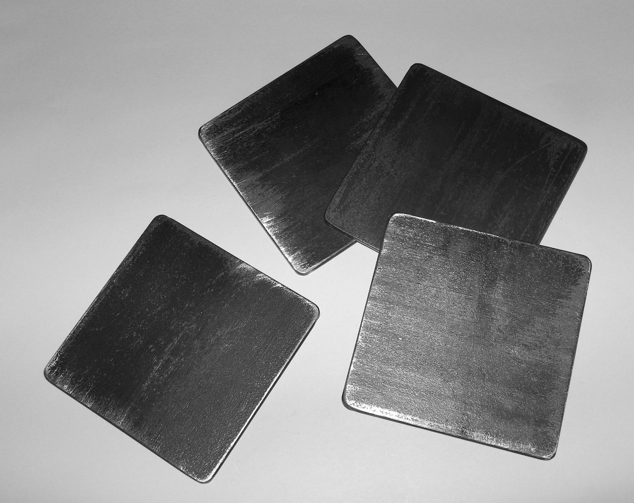 Buy Hand Crafted Industrial Steel Coasters, Distressed Metal Beverage