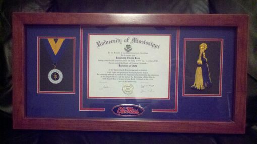 Custom Made Framed Diploma Display Case