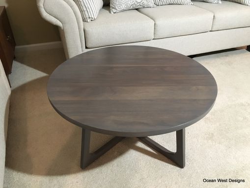 Custom Made "Newport" Custom Modern Walnut Coffee Table