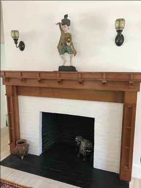 Custom Made Quarter Sawn White Oak Fireplace Surround