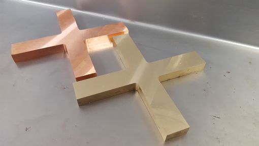 Custom Made X Brass, Copper, Stainless Inlays