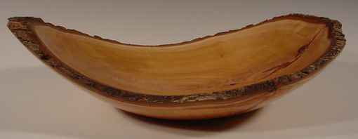 Custom Made Bradford Pear Natural Edged Wood Bowl