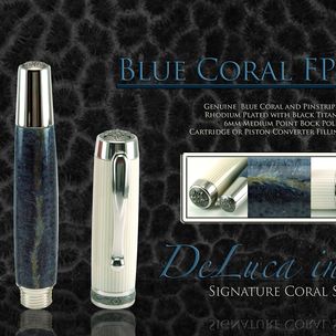 Hand Crafted Custom Faux Cigar Fountain Pens by Deluca Ink.