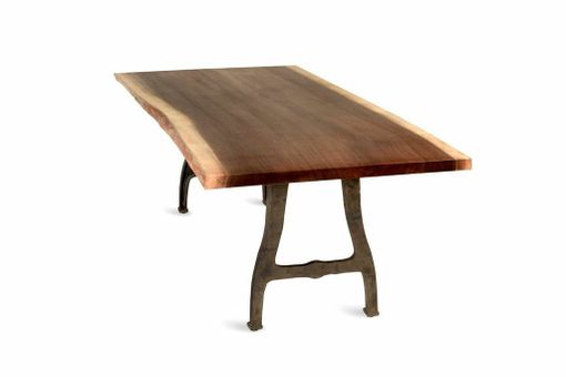 Custom Made Reclaimed Walnut Slab Table