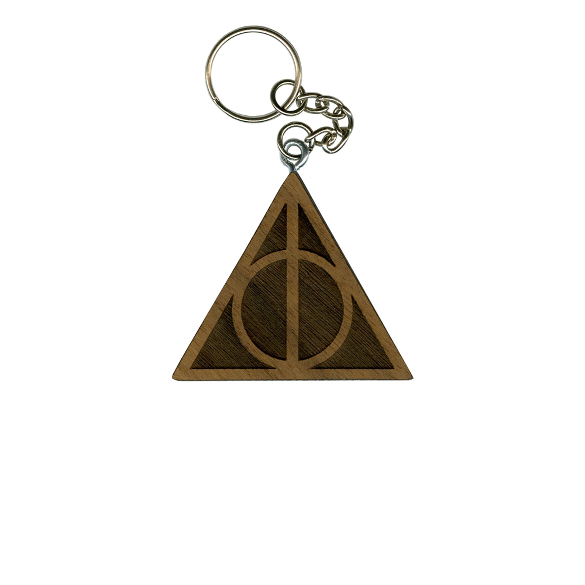 Buy Custom Deathly Hallows Harry Potter Wooden Keychain, made to order