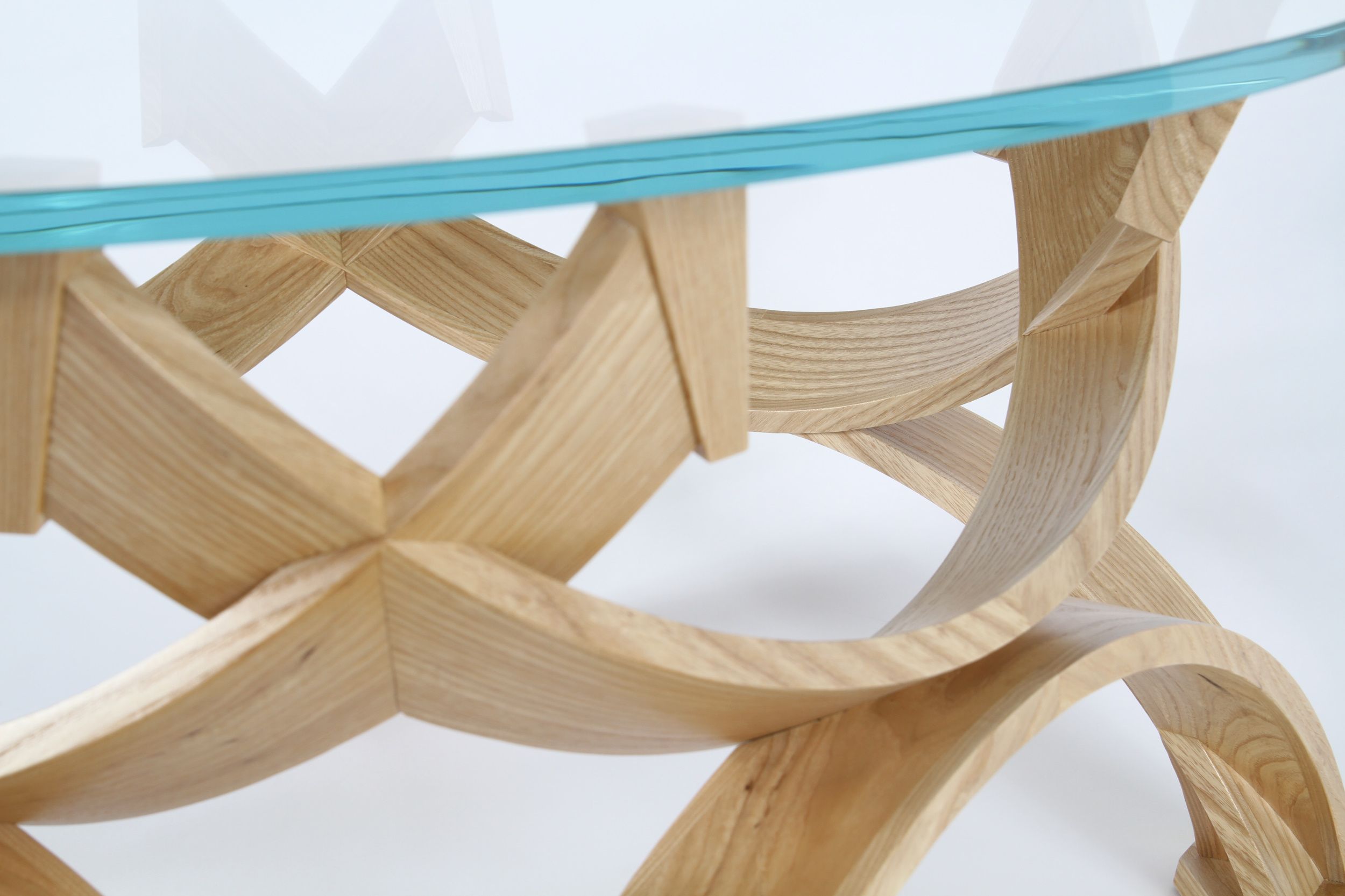 Buy Custom Bent Wood Coffee Table, made to order from Geometric