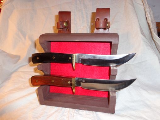 Custom Made Knife Display Stand For Hunting Knives