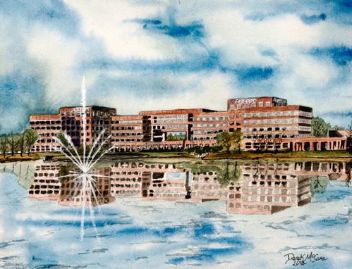 Custom Made Drawings Of Buildings Watercolor And Pen And Ink Paintings