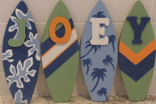 Custom Made Decorative Surfboard Wall Signs And Decor