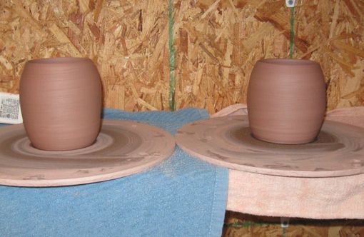 Custom Made 2 Clay Beer Mugs