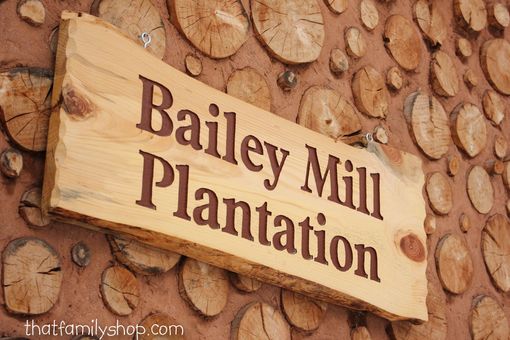 Custom Made Large Engraved Rustic Cabin Sign/Welcome Plaque