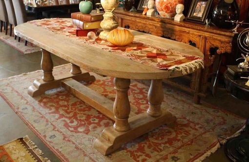 Custom Made Londonberry Trestle Dining Table In Reclaimed Wood