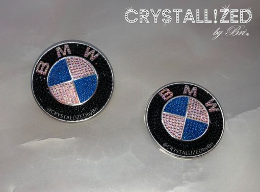 Custom Made Pink Bmw Crystallized Roundel Car Emblem Bling Genuine European Crystals Bedazzled