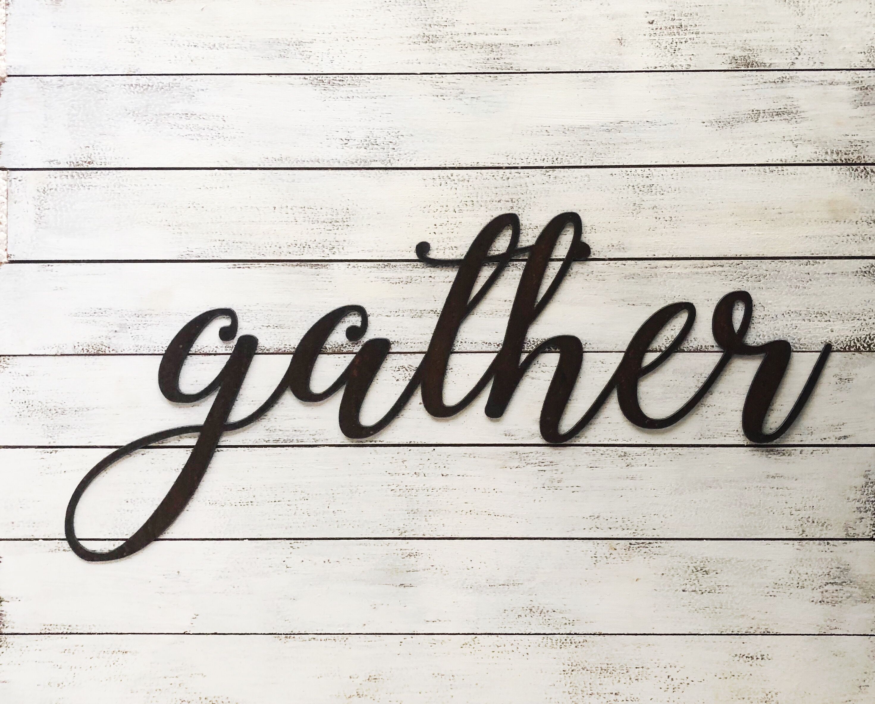 Custom Rustic Metal Art Signs by Urban Mining Company