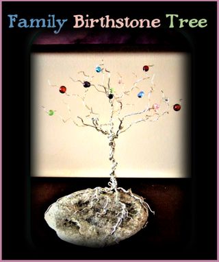 Custom Made Mother Gift,Grandmother Gift Birthstone Tree,Family Tree,Family Tree,Tree Sculpture,Tree Of Life