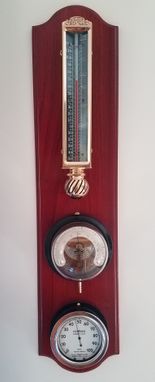 Custom Made Display Board For Clock, Barmoneter & Thermometer