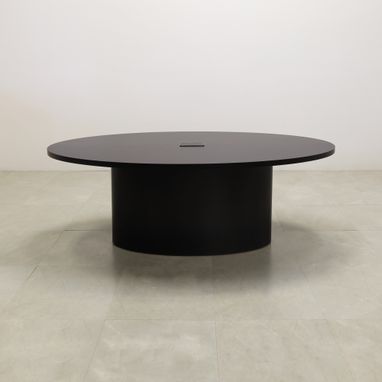 Custom Made Oval Shape Custom Conference Table, Laminate Top - Newton Meeting Table