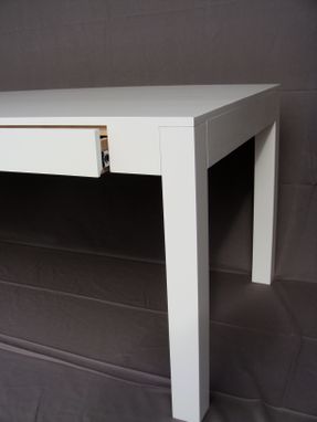 Custom Made High Gloss Parsons Desk