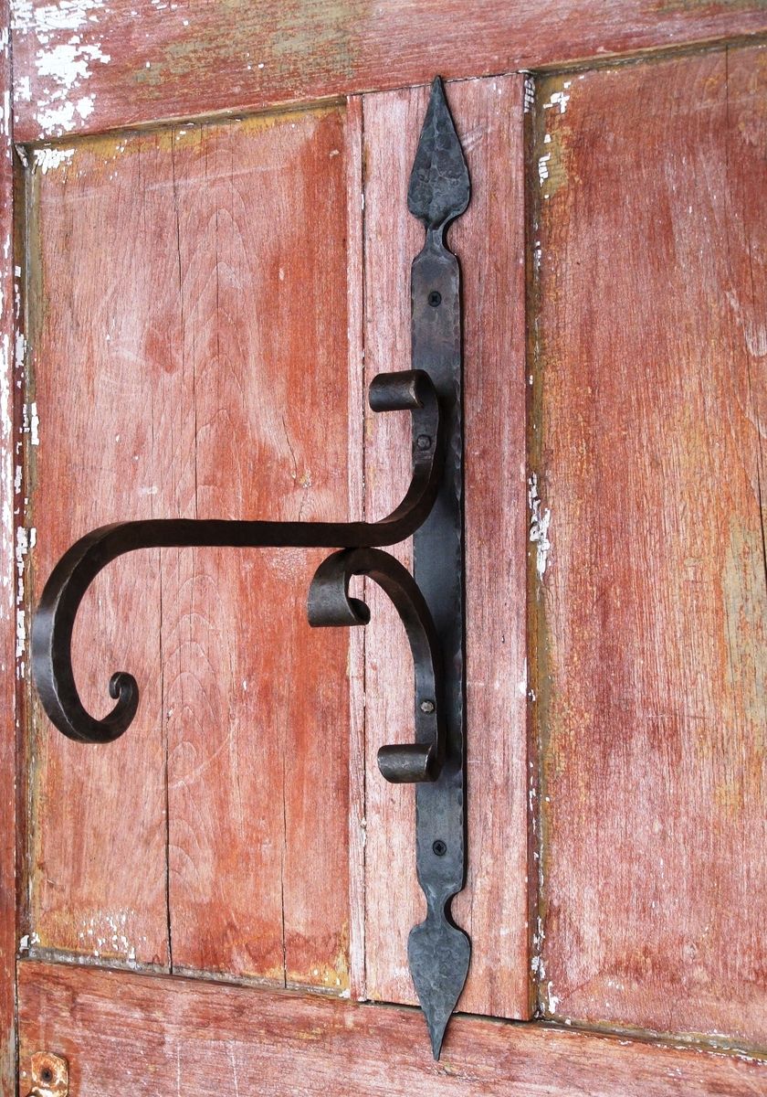 Hand Forged Plant Hanger - Old Iron Cabin