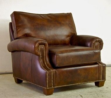 Custom Made Havana Leather Chair
