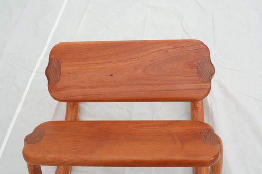 Custom Made Cherry Rocking Footstool - Shipping Included