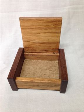 Custom Made Keepsake Box With Marquetry Inlay