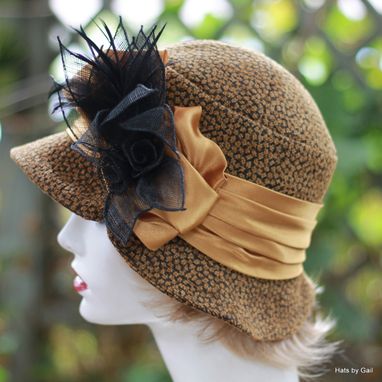 Custom Made Chic Couture 1920'S Style Women's Cloche Hat