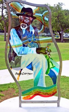 Custom Made "Pops" Carter Glass Sculpture: Example Of Public Art Projects