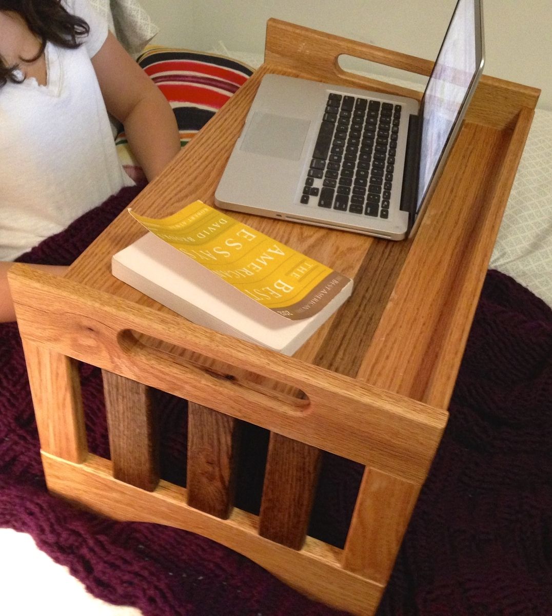 Custom Made Large Breakfast Tray by Shawn's Woodworking