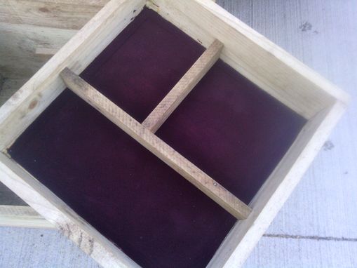 Custom Made Reclaimed Wooden Jewelry Box In Pine And Oak