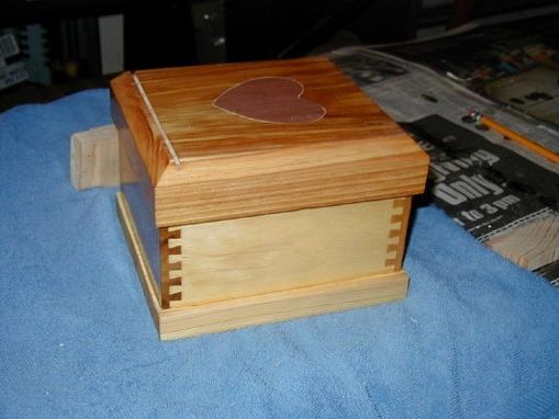 Custom Made Recipe, Card File, Or Photo Dovetail Boxes