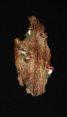 Custom Made Birds In Drift Wood