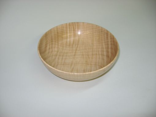 Custom Made Figured Maple Bowl - 6 3/4 In. Diameter