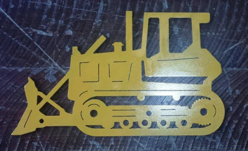 Custom Made Simple Custom Metal Heavy Equipment Sign
