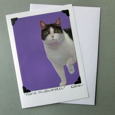 Custom Made Cat Birthday Card - Kitten Birthday Card -Shelter Kitty Birthday Card - Postcard Greeting Card