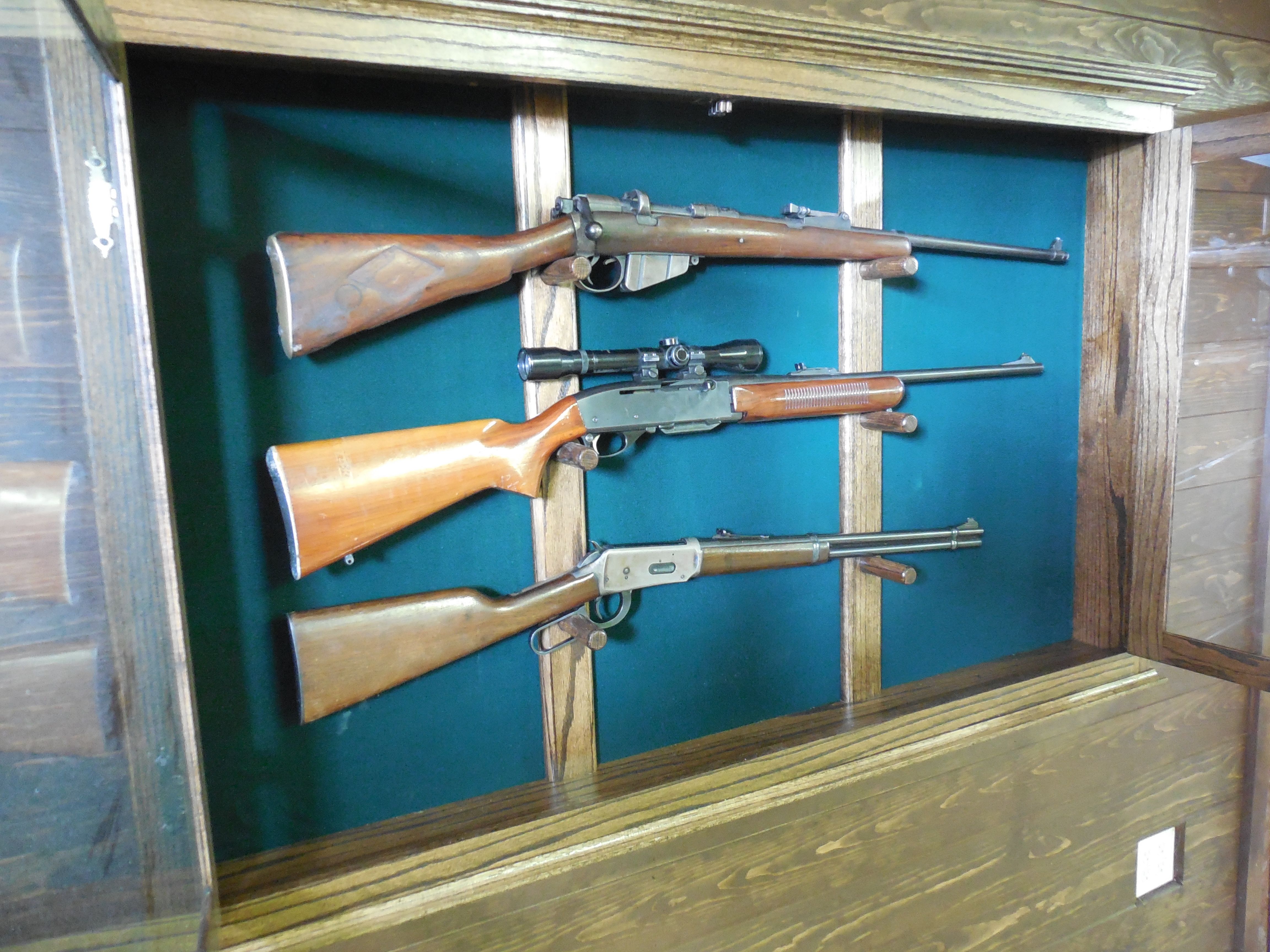 Hand Crafted Rifle Display Case by Longhorn Woodworks & Supply ...