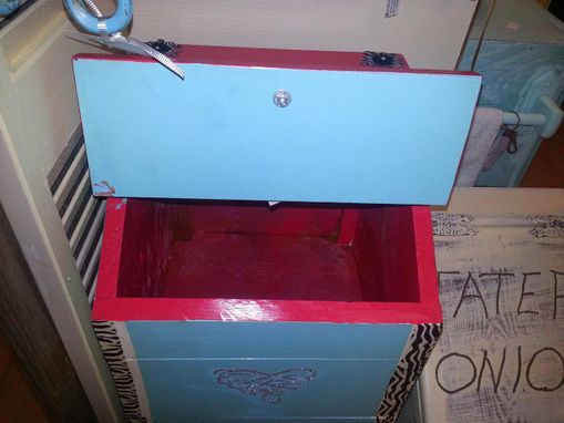Custom Made One Of A Kind Shabby Secret Treasure Potato Box Used For Children's Decor