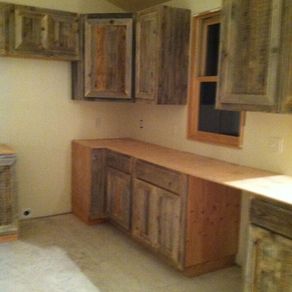 Handmade Reclaimed Cedar Rustic E Cabinet By T D Reclaim Cabinets For A Rustic Cabin By John Thomas