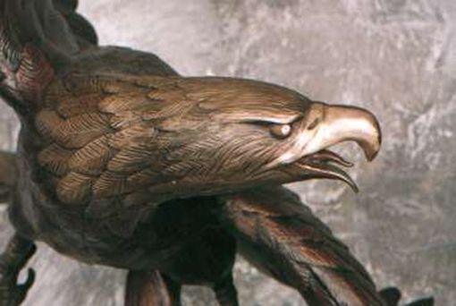 Custom Made American Eagle Bronze Sculpture