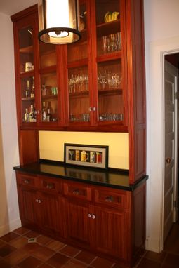 Custom Made Mahogany Butler's Pantry