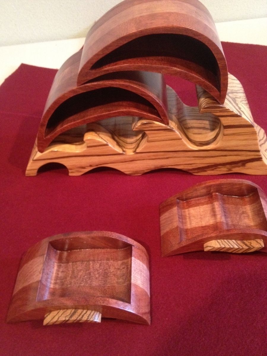 Handmade Bandsaw Jewelry Boxes by Live Edge Woodcrafts